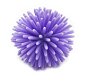 A spikey purple stress koosh ball ready to be squeezed.; Shutterstock ID 88131697